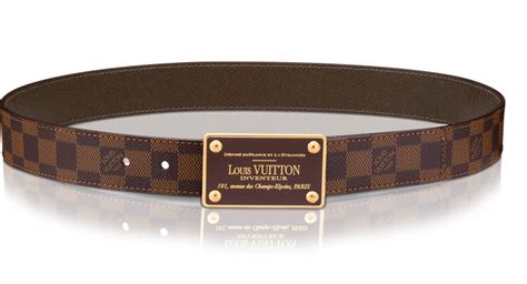 louis vuitton inventeur belt fake|louis vuitton damier graphite belt.